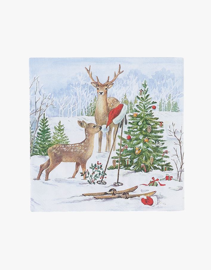 Pabersalvrätikud valge - 33x33 cm valge - 1