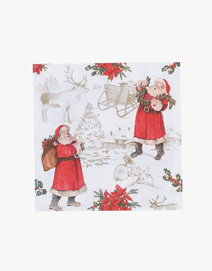 Pabersalvrätikud mitmevärviline/punane - 33x33 cm mitmevärviline/punane - 1