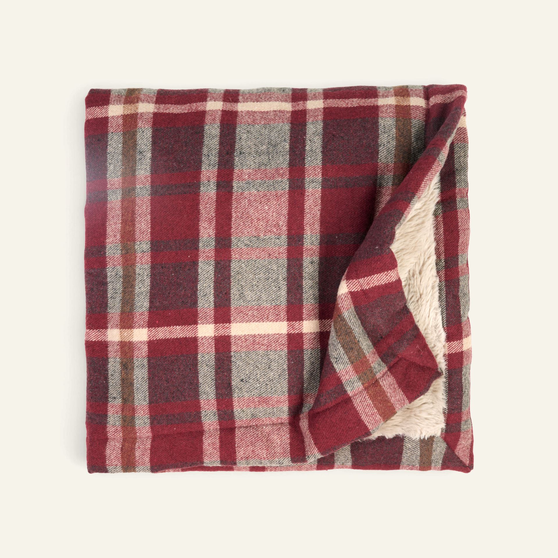 Karusnahast pleed mitmevärviline/punane - 130x170 cm mitmevärviline/punane - 1