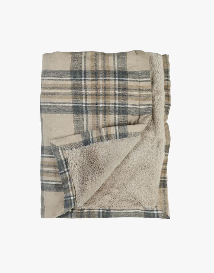 Karusnahast pleed mitmevärviline/beez - 130x170 cm mitmevärviline/beez - 1