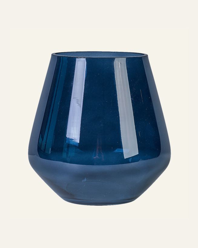 Küünlalatern tumesinine - 10,5x10,5x11,5 cm tumesinine - 1