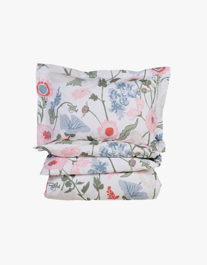 Voodipesukomplekt satiinpuuvillane mitmevärviline - 150x210 cm mitmevärviline - 1