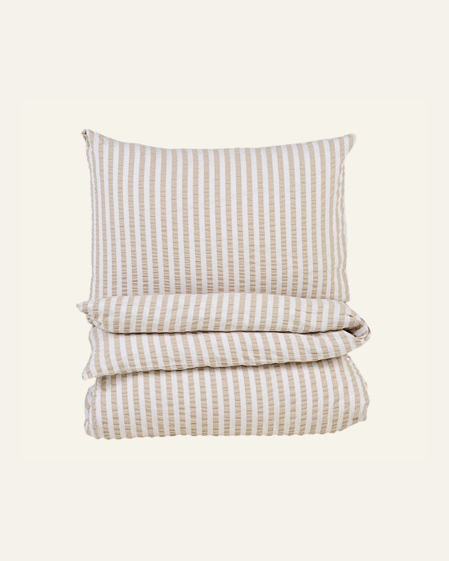 Voodipesukomplekt krepp-puuvillane sand - 150x210 cm sand - 1