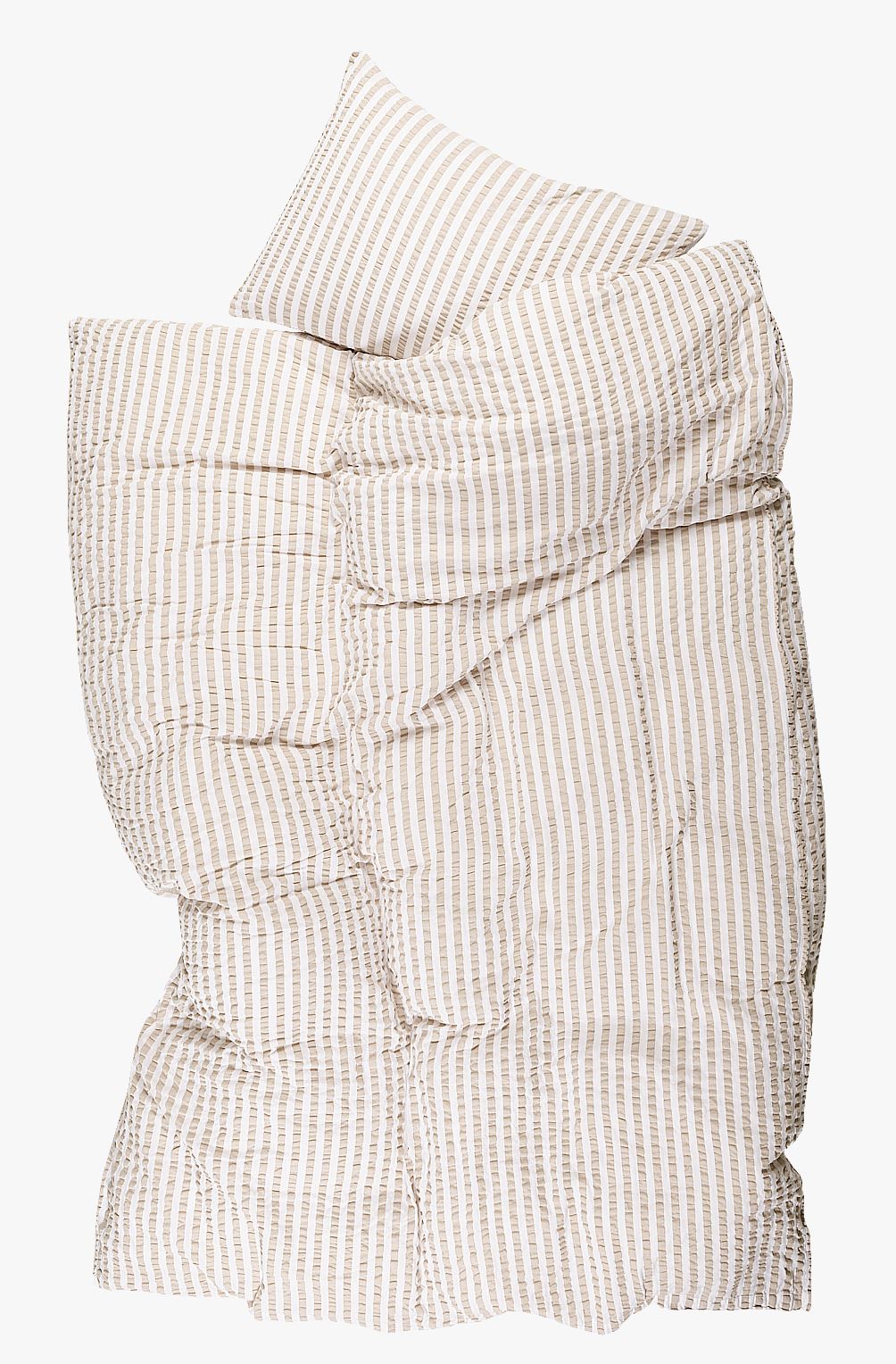 Voodipesukomplekt krepp-puuvillane sand - 4