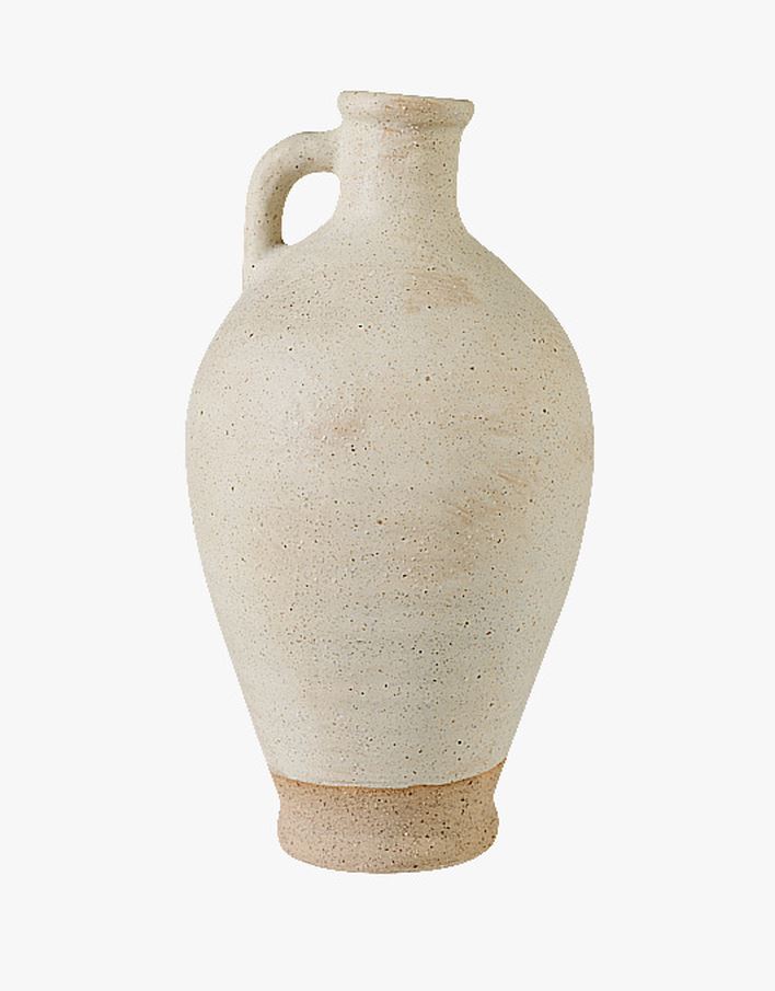 Keraamiline vaas loodusvalge - 17,2x17,2x32 cm loodusvalge - 1