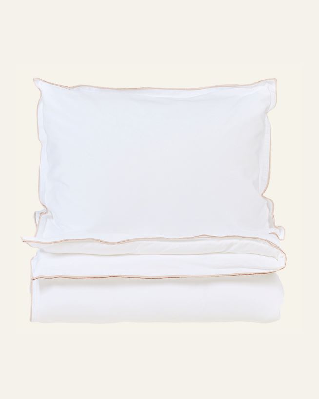 Voodipesukomplekt satiinpuuvillane sand - 150x210 cm sand - 1