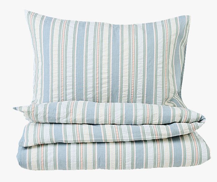 Voodipesukomplekt krepp-puuvillane mitmevärviline - 150x210 cm mitmevärviline - 1