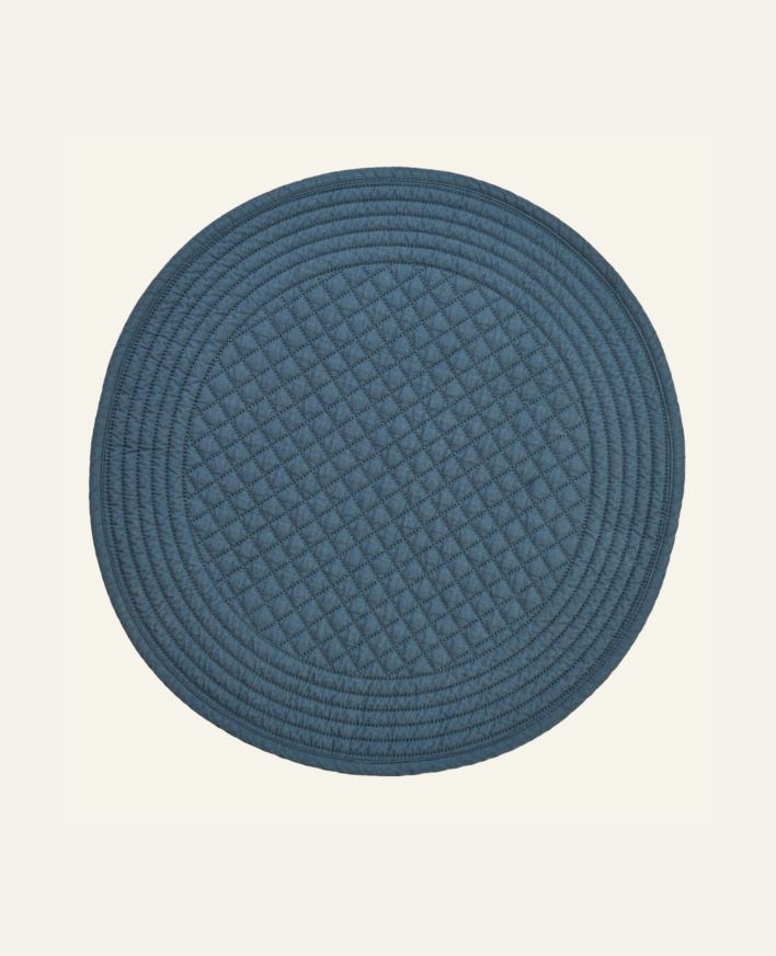 Lauamatt tumesinine - ø37cm tumesinine - 1