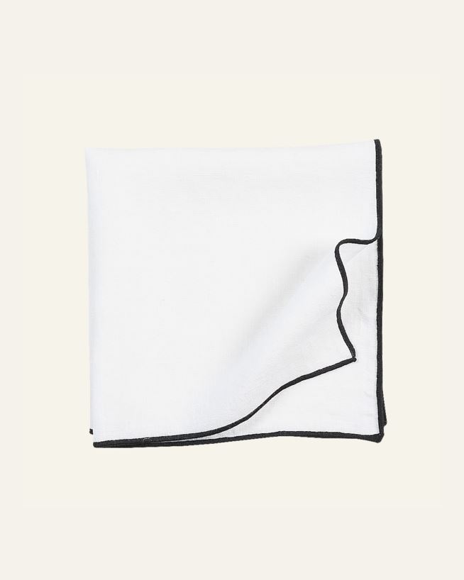 Linane servjett valge - 47x47 cm valge - 1