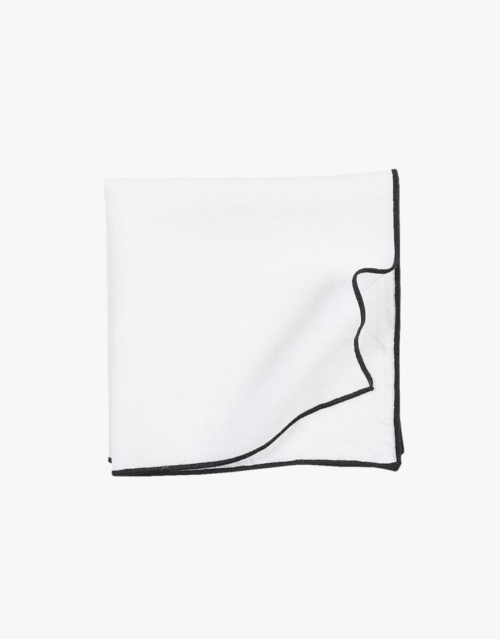 Linane servjett valge - 47x47 cm valge - 1