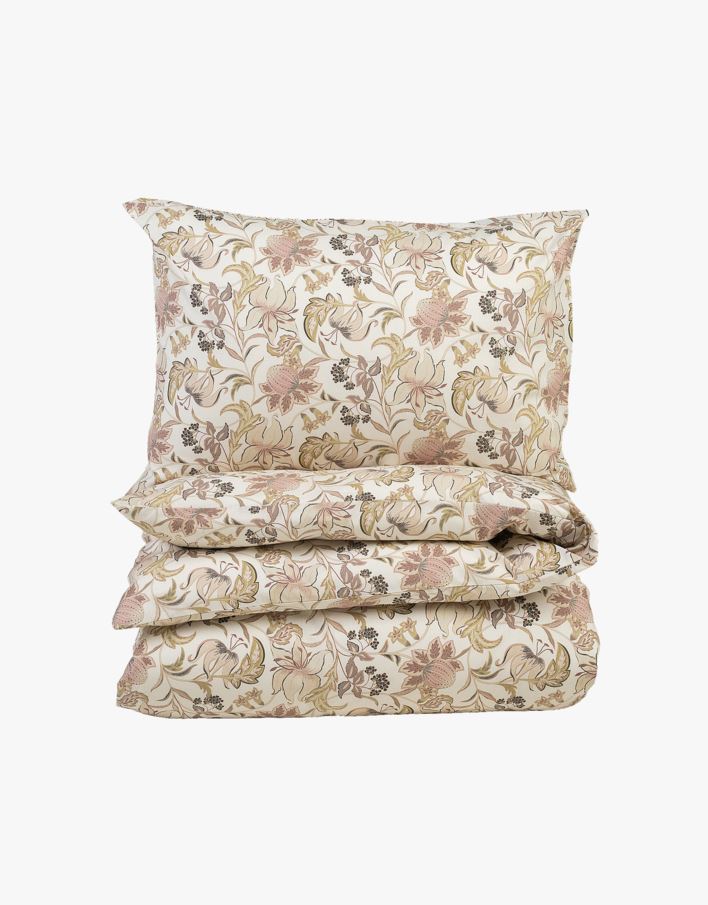 Voodipesukomplekt puuvillane mitmevärviline/roosa - 150x210+50x60 cm mitmevärviline/roosa - 1