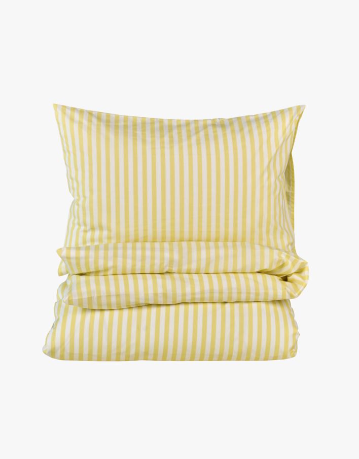 Voodipesukomplekt puuvillane hele kollane - 230x220 cm hele kollane - 1