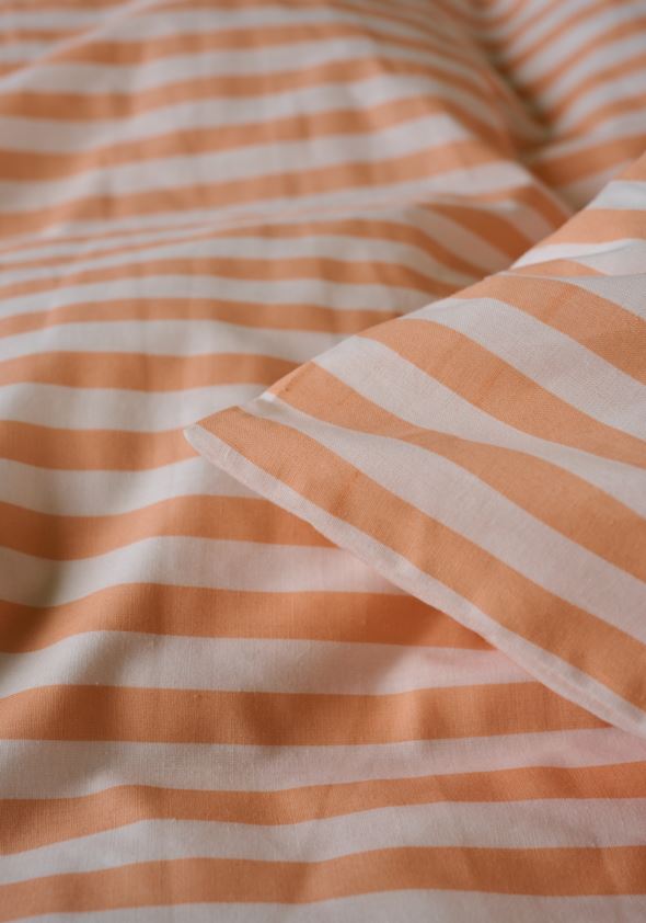 Voodipesukomplekt puuvillane korall - 3