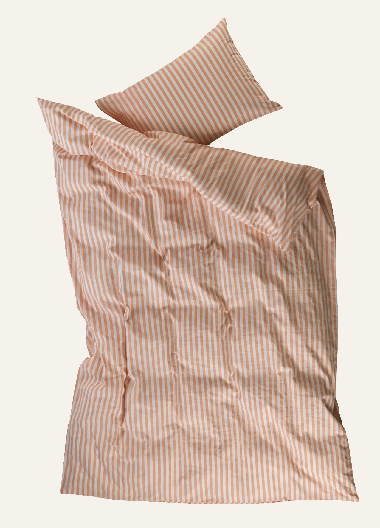 Voodipesukomplekt puuvillane korall - 2