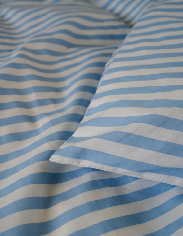 Voodipesukomplekt puuvillane indigosinine - 3