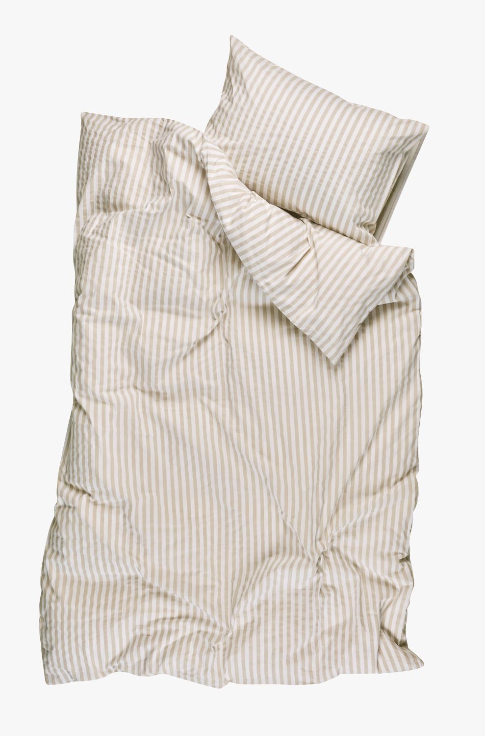 Voodipesukomplekt puuvillane beež - 2