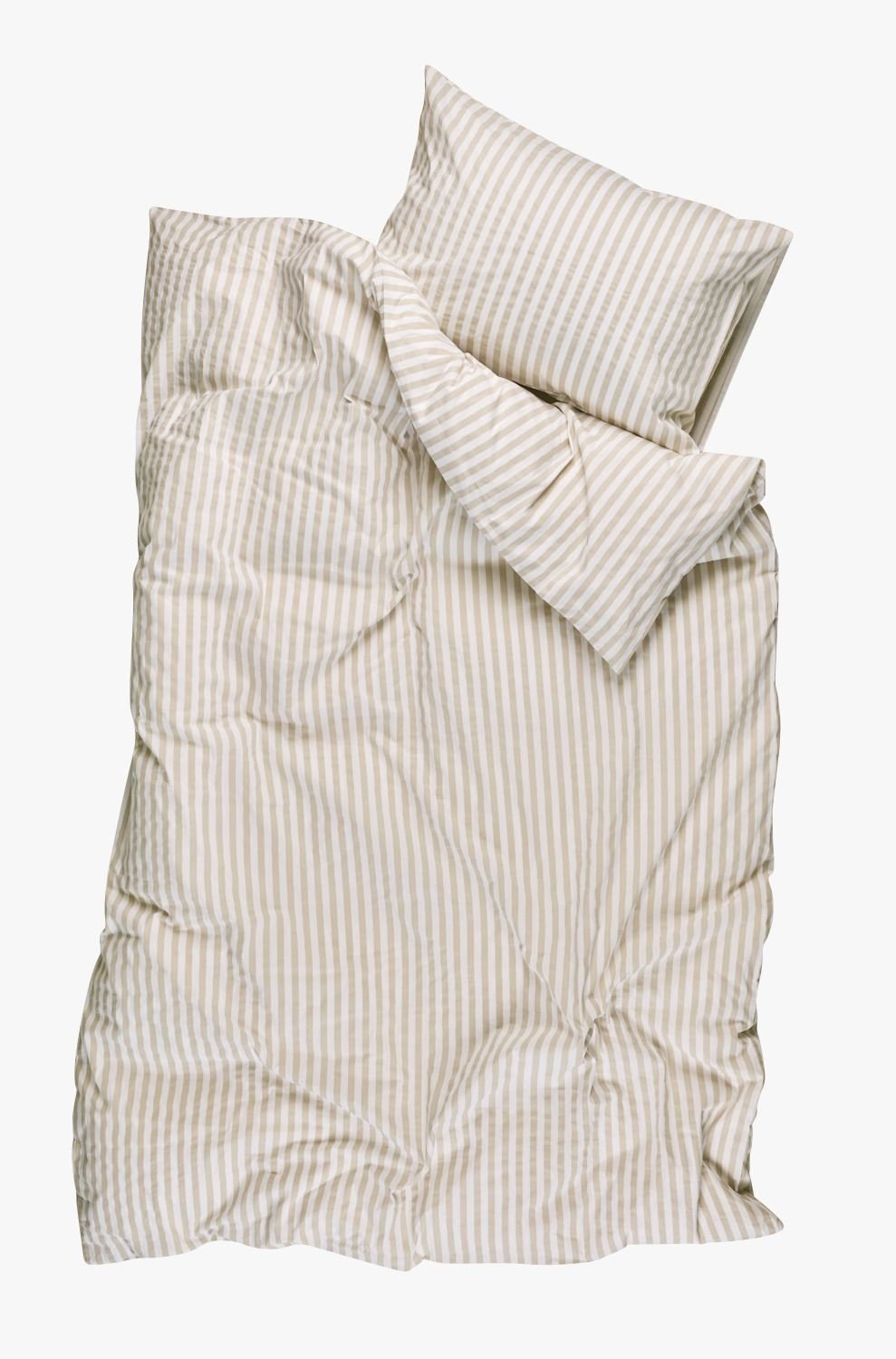 Voodipesukomplekt puuvillane beež - 2