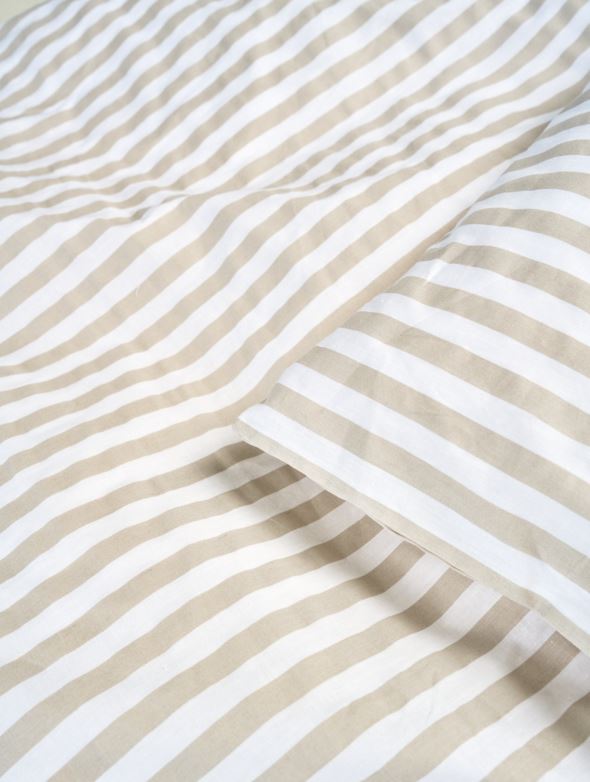 Voodipesukomplekt puuvillane beež - 3