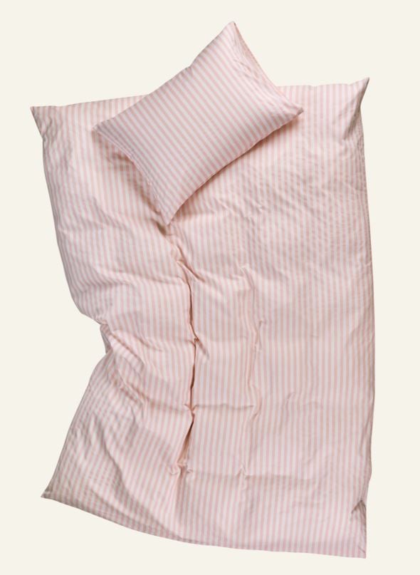 Voodipesukomplekt puuvillane roosa - 4