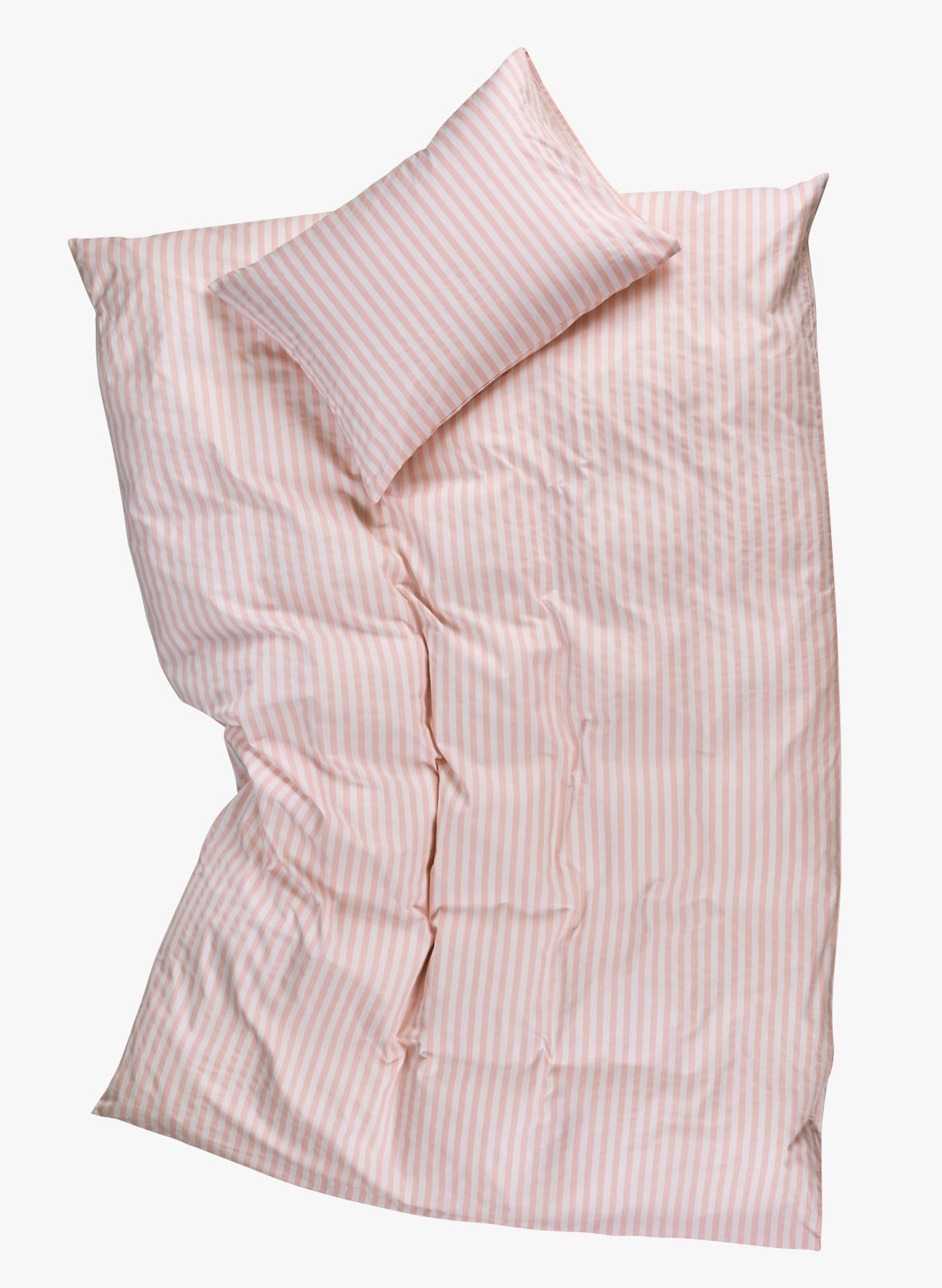 Voodipesukomplekt puuvillane roosa - 4