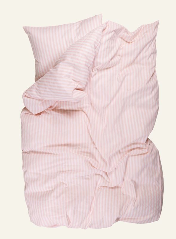 Voodipesukomplekt puuvillane roosa - 5