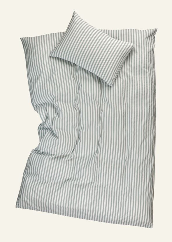 Voodipesukomplekt puuvillane roheline - 2