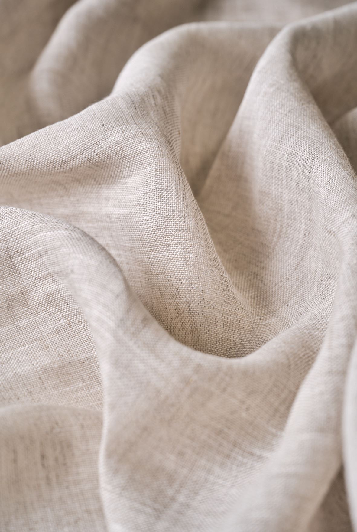 Linane kardin naturaalne toon - 4