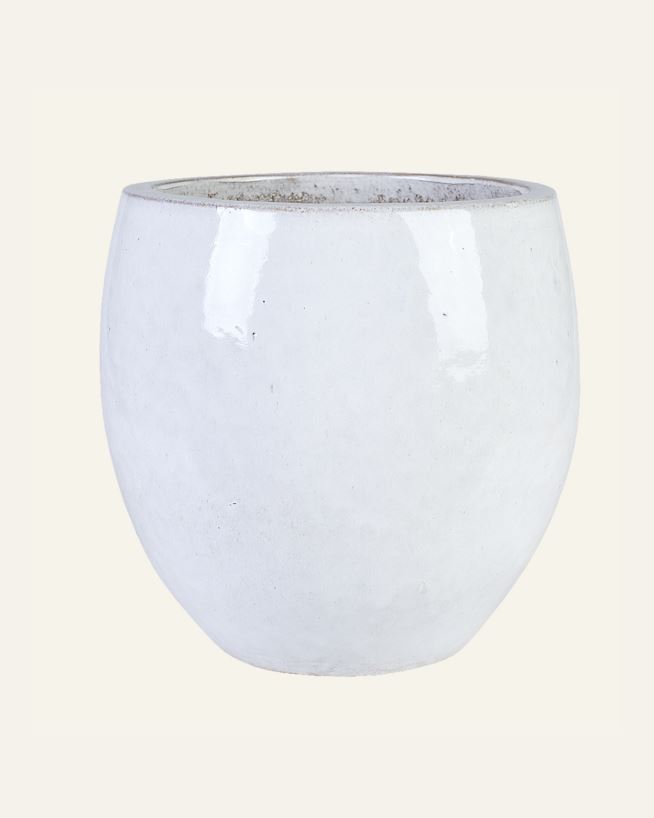 Keraamiline vaas loodusvalge - 30x30x30 cm loodusvalge - 1