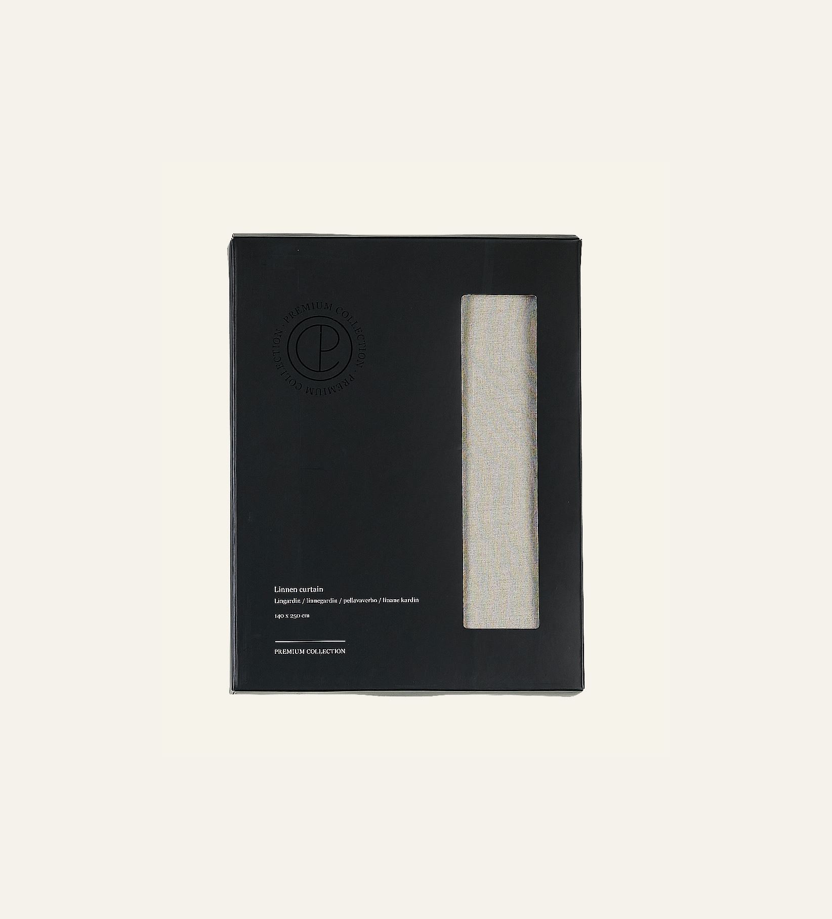 Linane kardin naturaalne toon - 4