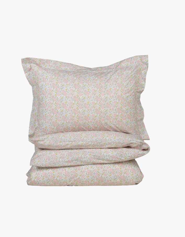 Voodipesukomplekt perkalpuuvillast roosa - 150x210 cm roosa - 1