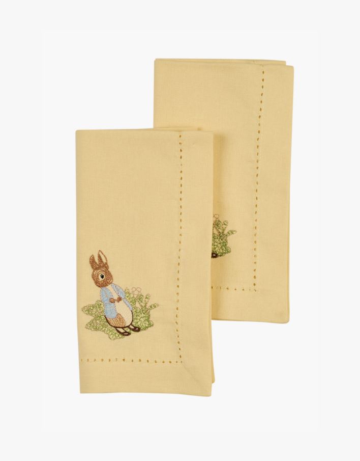 Kangast salvrätik 2tk kollane - 45x45 cm kollane - 1