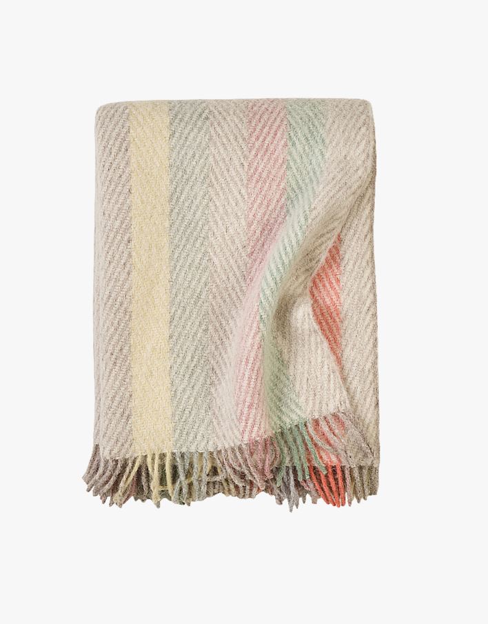 Villapleed mitmevärviline/oranz - 130x170 cm mitmevärviline/oranz - 1