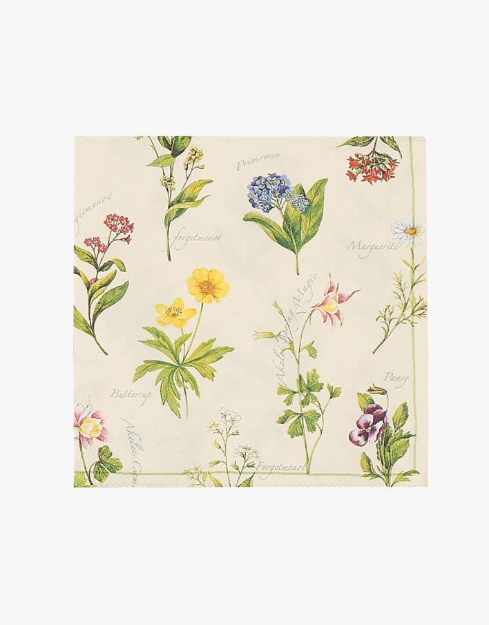 Pabersalvrätikud mitmevärviline - 33x33 cm mitmevärviline - 1