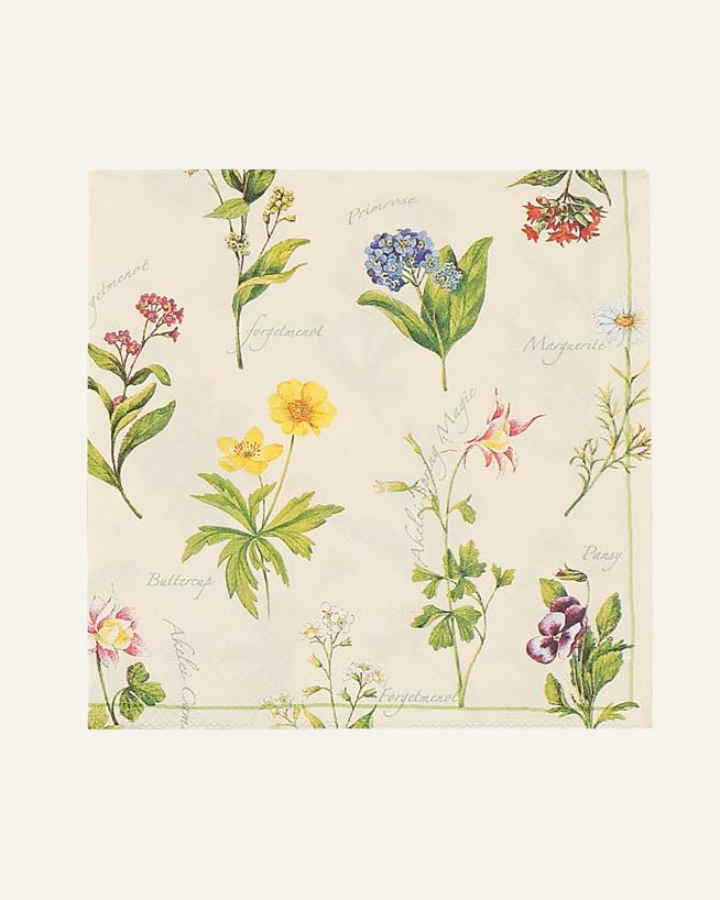 Pabersalvrätikud mitmevärviline - 33x33 cm mitmevärviline - 1