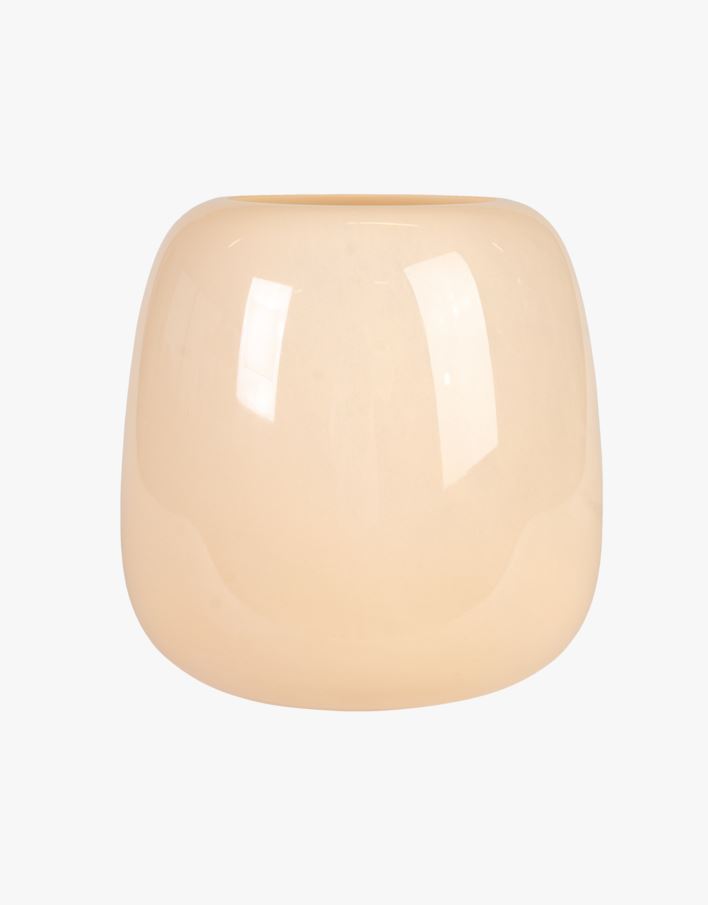 Vaas hele beige - 22,5x22,5x26 cm hele beige - 1