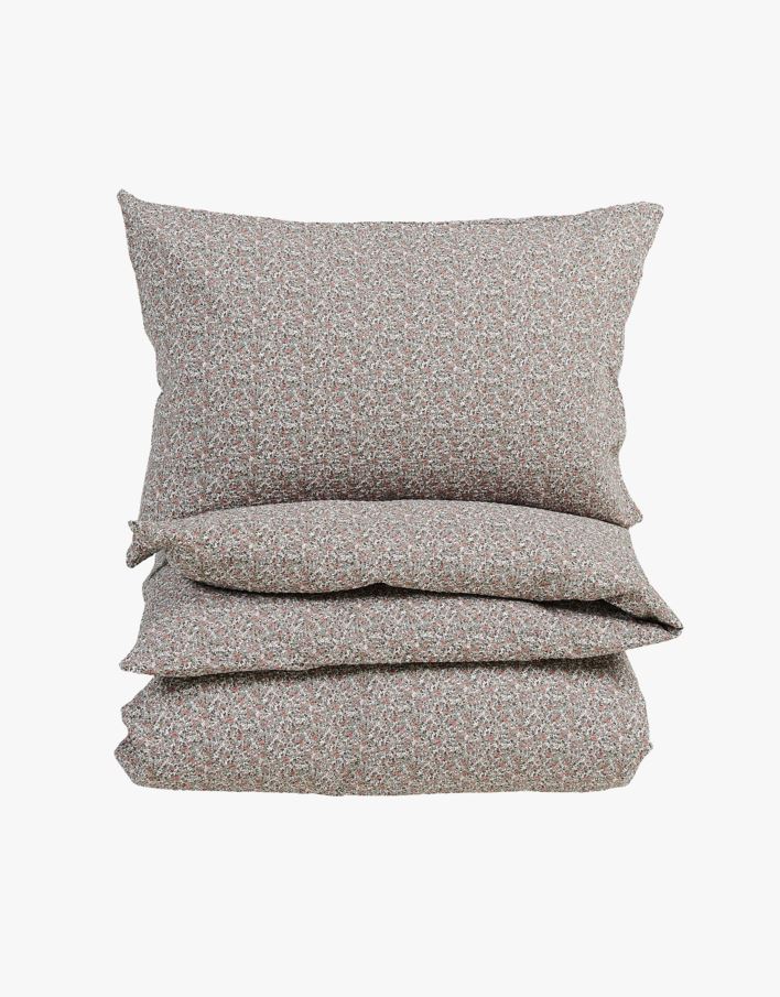 Voodipesukomplekt krepp-puuvillane mitmevärviline/roosa - 150x210 cm mitmevärviline/roosa - 1