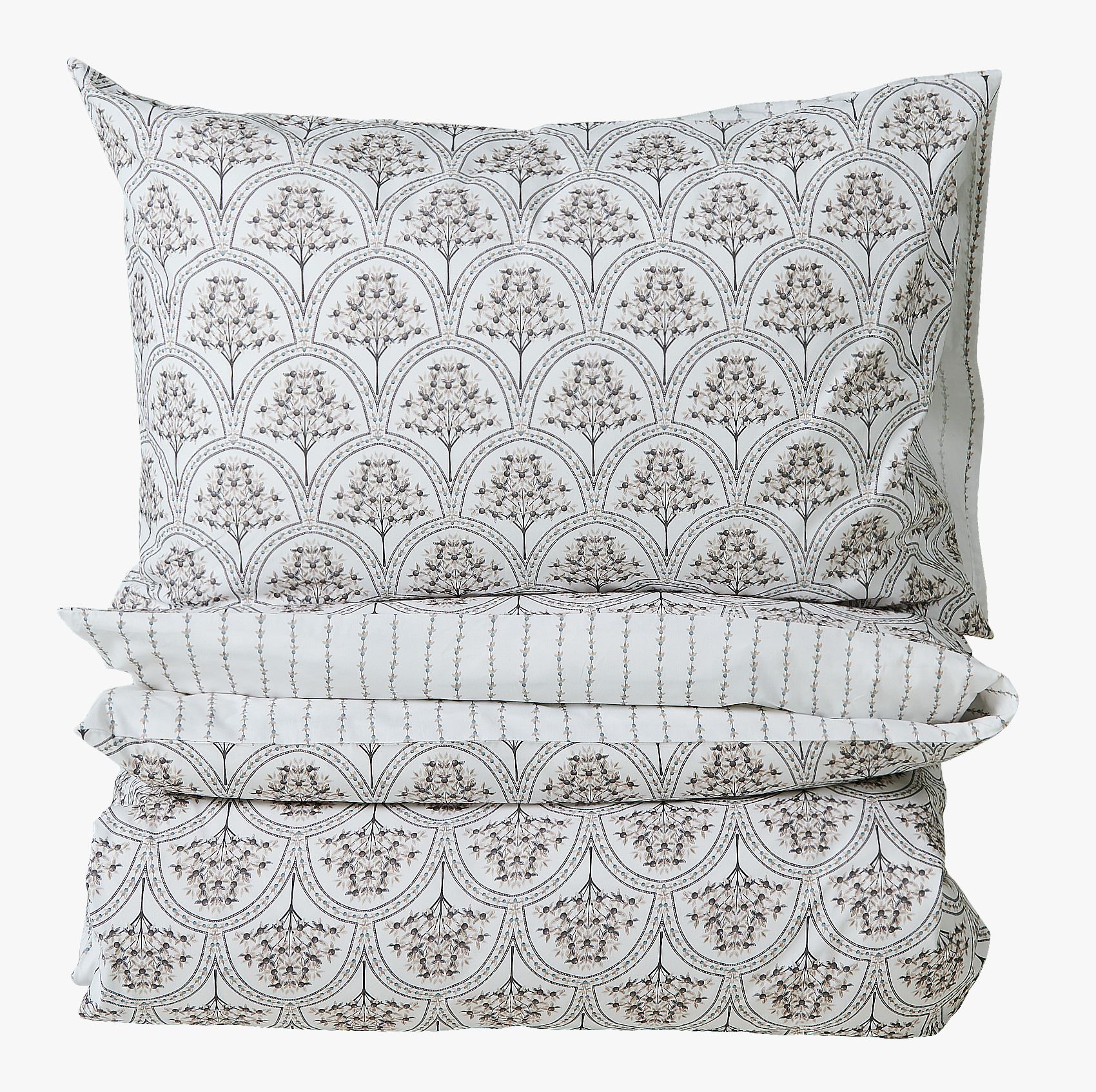 Voodipesukomplekt perkalpuuvillast sinine - 150x210 cm sinine - 1