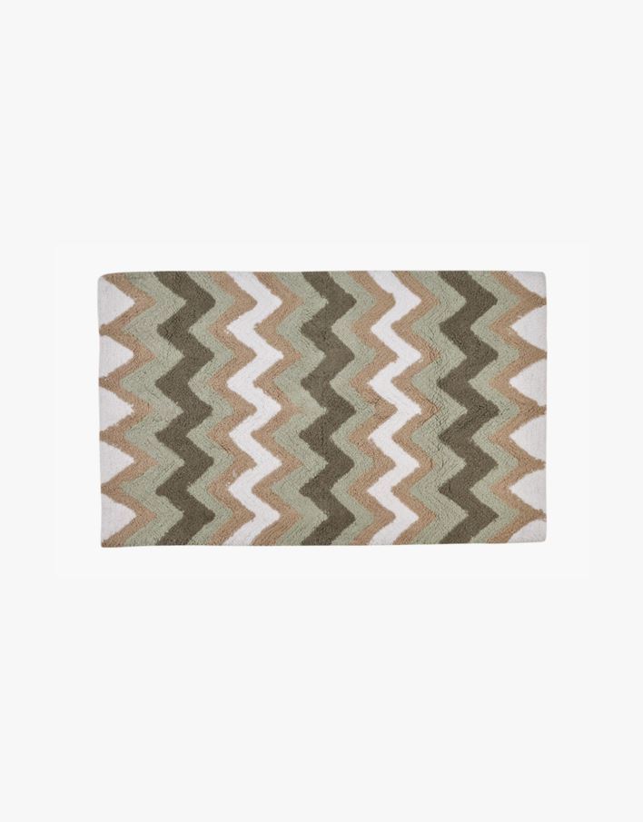 Vannitoamatt mitmevärviline/roheline - 55x90 cm mitmevärviline/roheline - 1