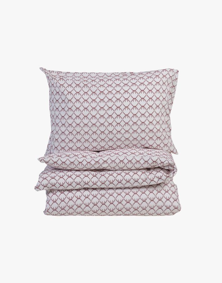 Flanell voodipesukomplekt punane - 150x210+50x60 cm punane - 1