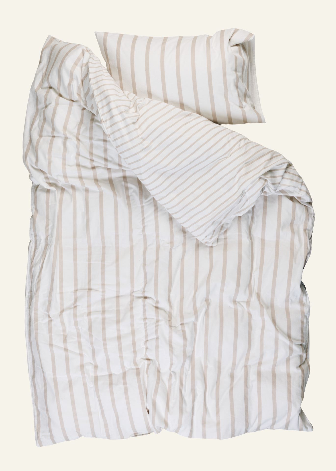 Flanell voodipesukomplekt sand - 3