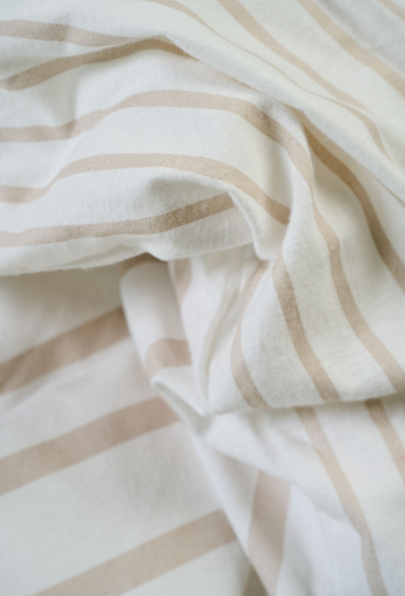 Flanell voodipesukomplekt sand - 2