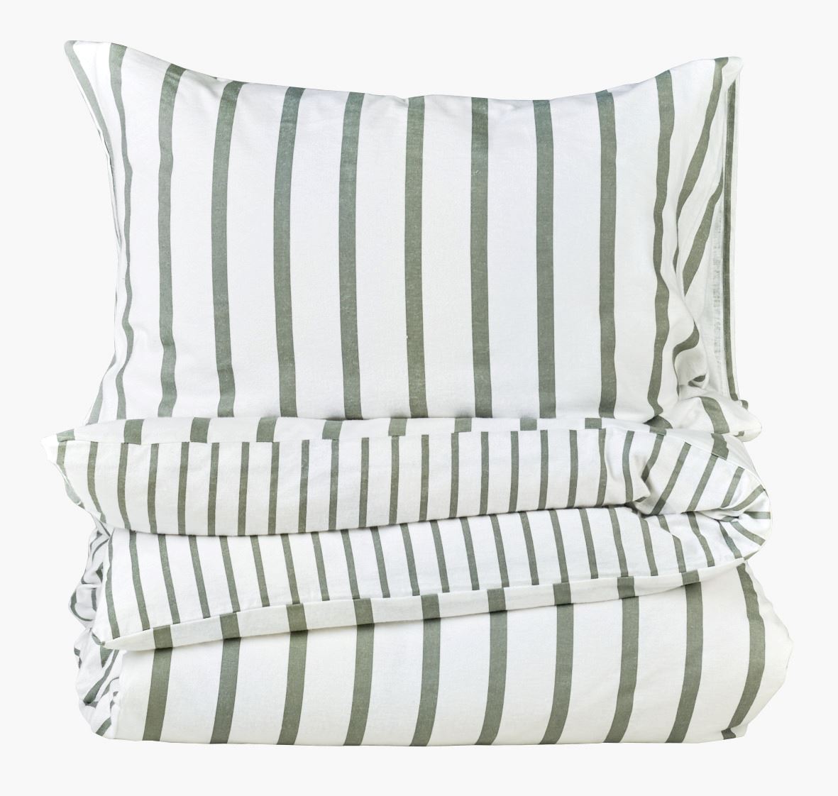 Flanell voodipesukomplekt oliiviroheline - 150x210 cm oliiviroheline - 1