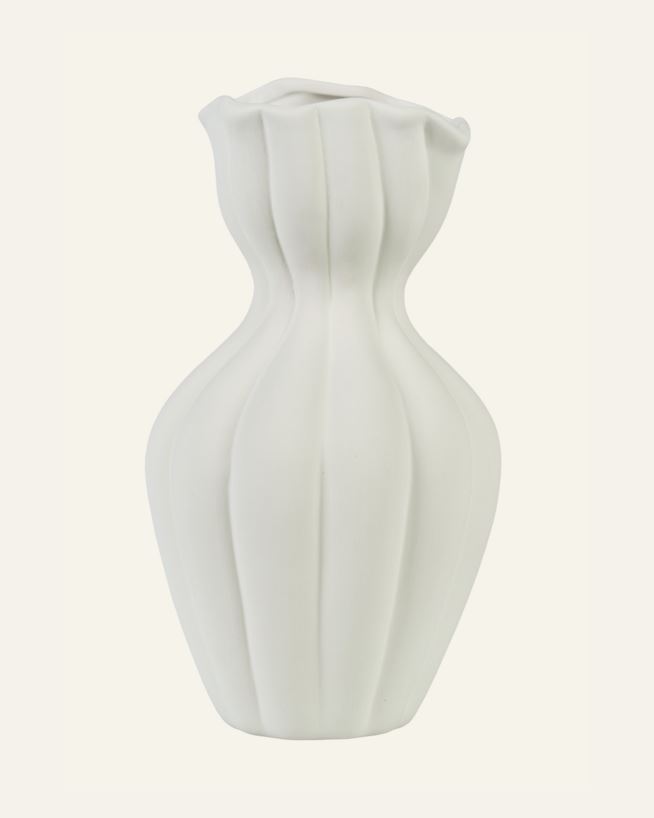 Vaas loodusvalge - 34 cm loodusvalge - 1