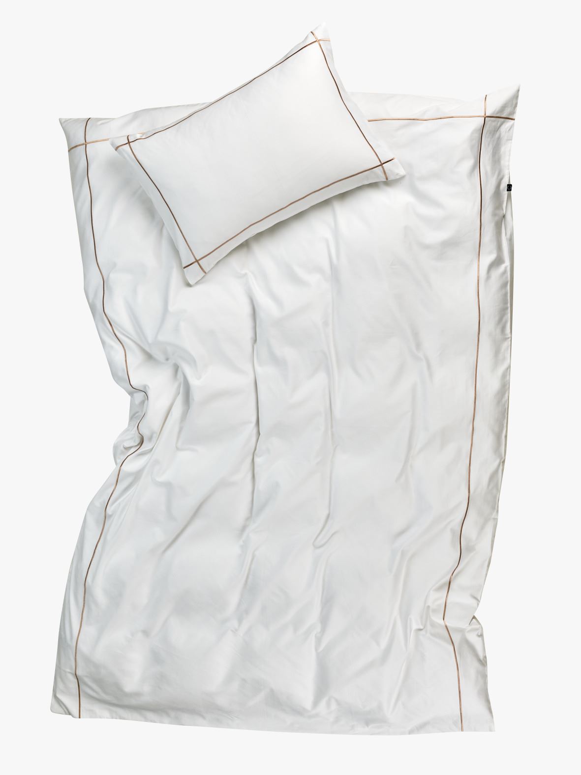 Voodipesukomplekt satiinpuuvillane sand - 8