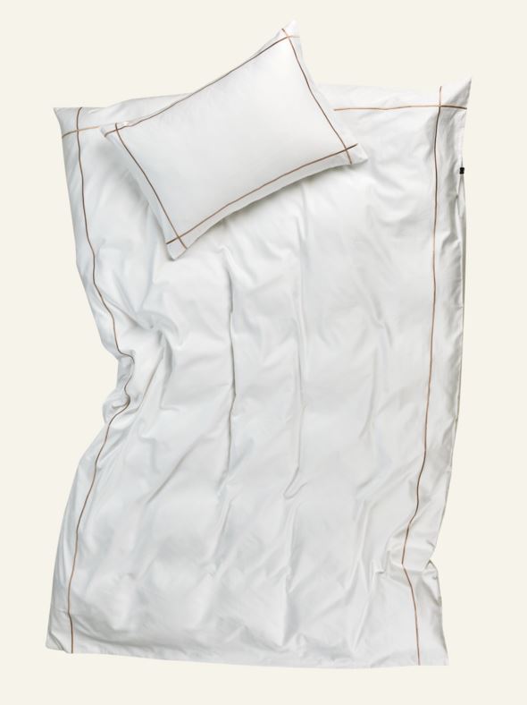 Voodipesukomplekt satiinpuuvillane sand - 8