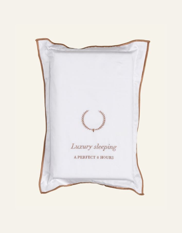 Voodipesukomplekt satiinpuuvillane sand - 4