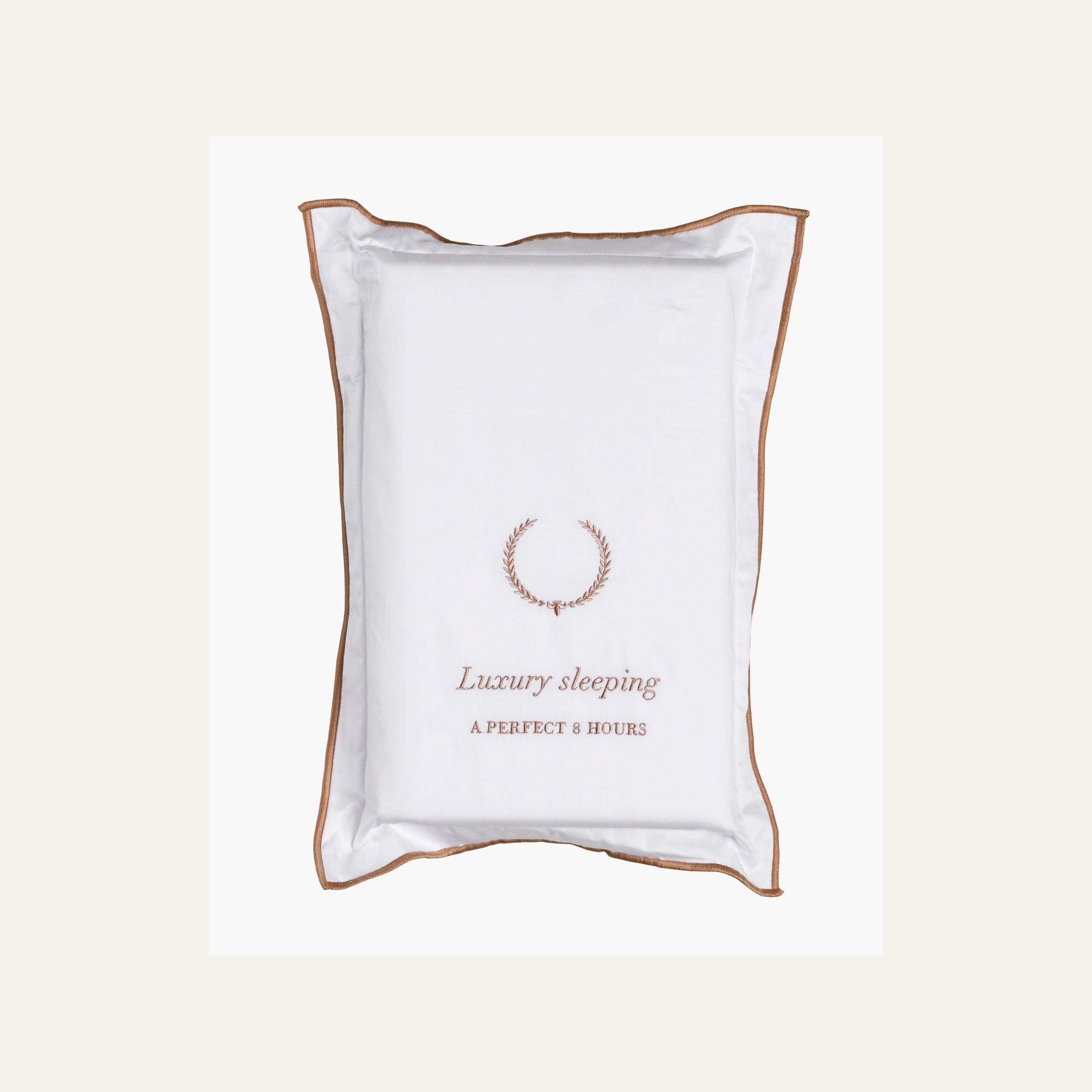 Voodipesukomplekt satiinpuuvillane sand - 4