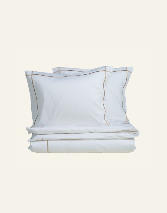 Voodipesukomplekt satiinpuuvillane sand - 2