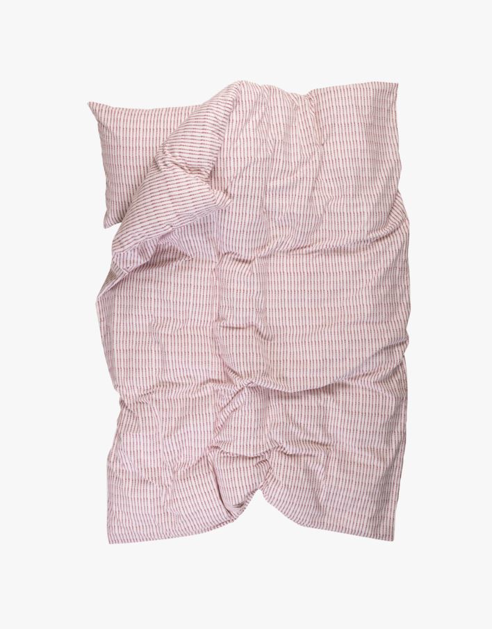 Flanell voodipesukomplekt punane - 150x210+50x60 cm punane - 1