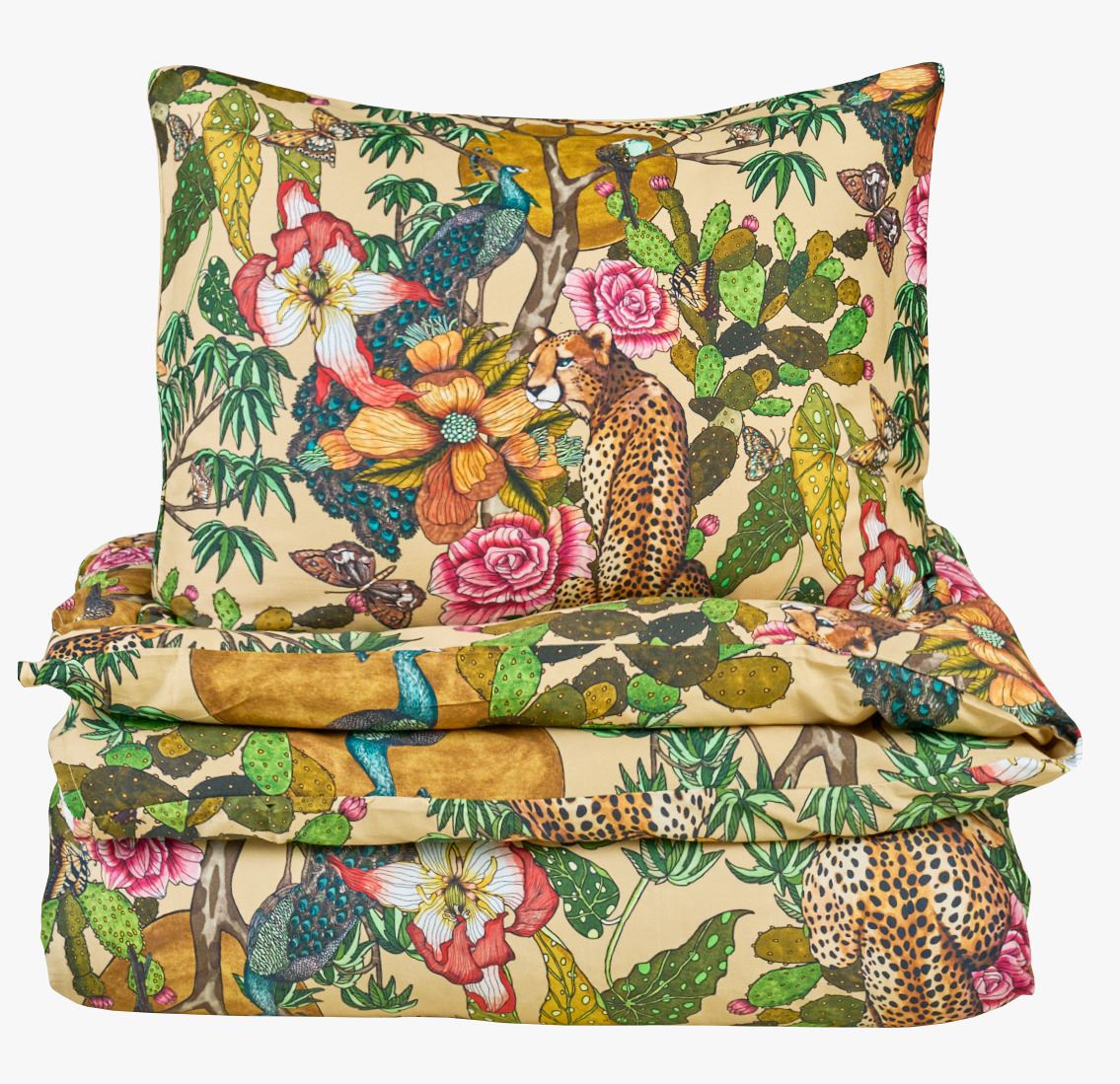 Voodipesukomplekt satiinpuuvillane karri - 150x210 cm karri - 1